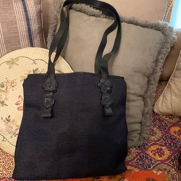 Francesco Biasia made in Italy flower handbag